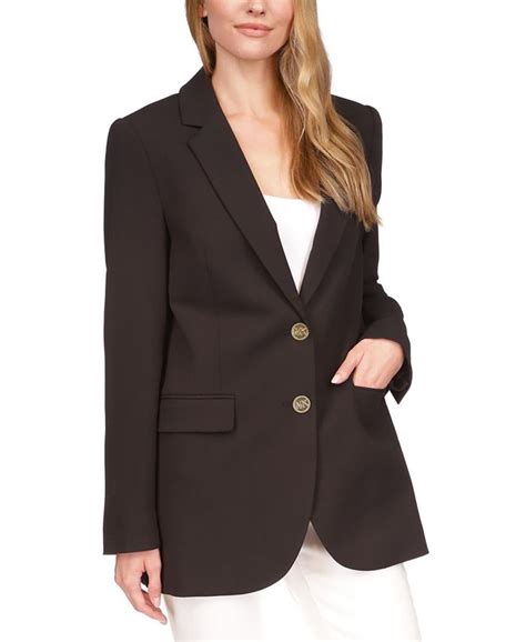 michael kors girls blazers|women's two button boyfriend blazer.